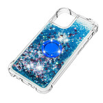 iPhone 13 Glitter Cover mit Ringhalter