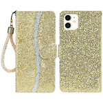 Hülle iPhone 13 Glitter S Design