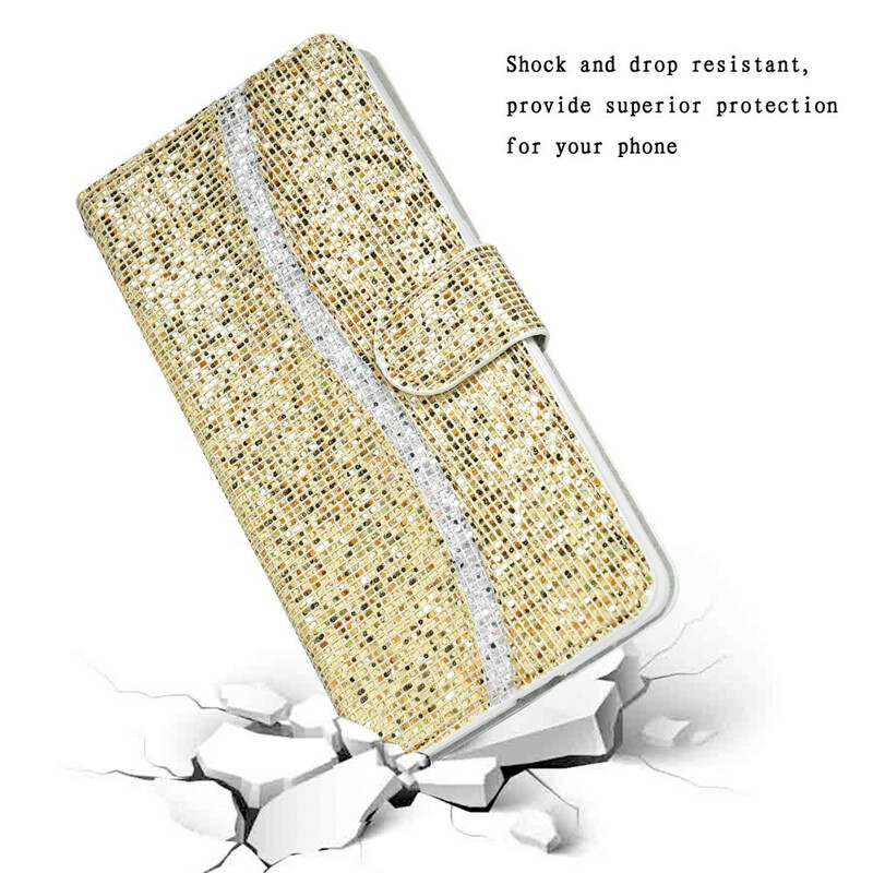 Hülle iPhone 13 Glitter S Design
