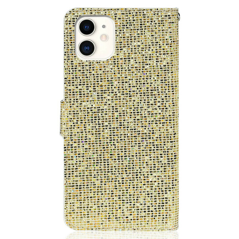 Hülle iPhone 13 Glitter S Design