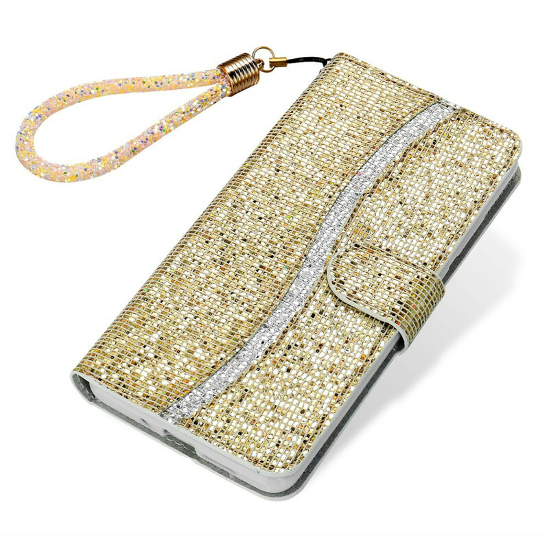 Hülle iPhone 13 Glitter S Design