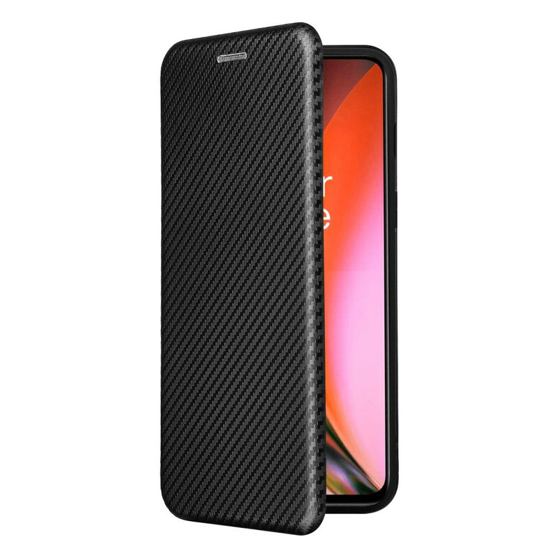 Flip Cover OnePlus Nord 2 5G Silikon Carbon Farbig