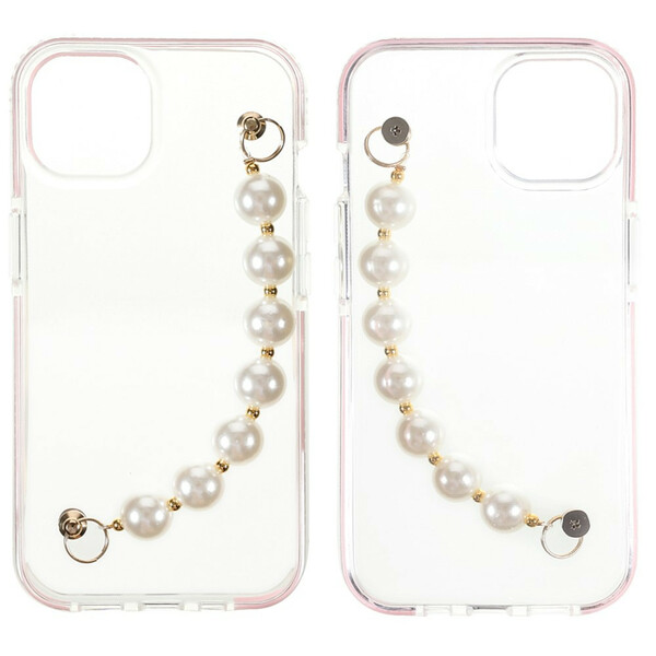 iPhone 13 Silikon Armband Perlen Cover