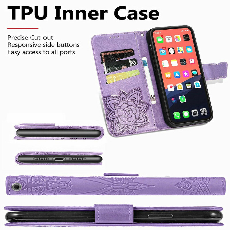 Hülle iPhone 13 Halbe Schmetterlinge