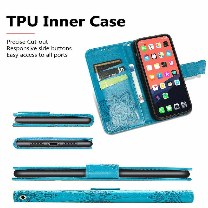 Hülle iPhone 13 Halbe Schmetterlinge