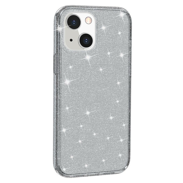 iPhone 13 Cover Transparent Glitter