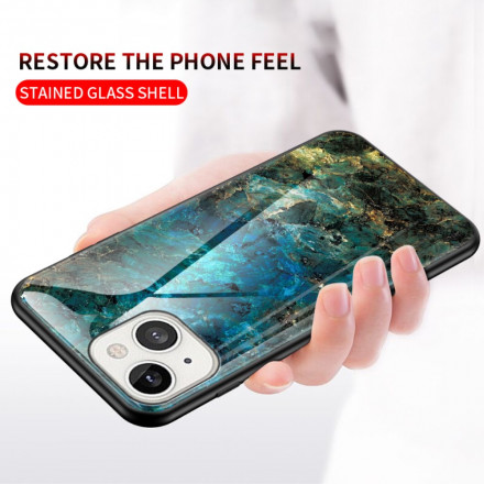 iPhone 13 Panzerglas Cover Marble Colors