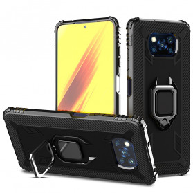 Poco X3 / X3 Pro / X3 NFC Ring und Kohlefaser Cover