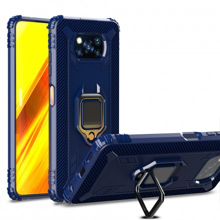 Poco X3 / X3 Pro / X3 NFC Ring und Kohlefaser Cover