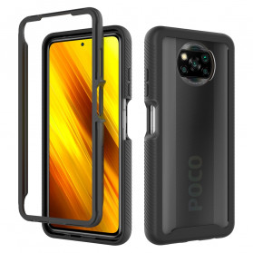 Poco X3 / X3 Pro / X3 NFC-Hülle Hybrid-Design Silikon-Ränder