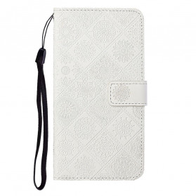 Hülle iPhone 13 Tapisserie-Muster