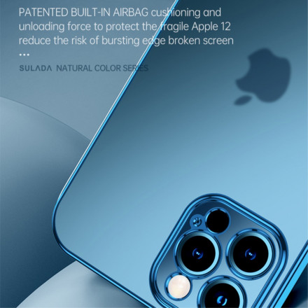 Transparente iPhone 13 Hülle im Metallic-Stil SULADA