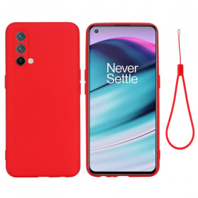 OnePlus Nord CE 5G Cover Flüssigsilikon Mit Lanyard
