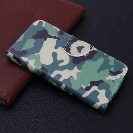 Motorola Edge 20 Lite Camouflage Military Tasche