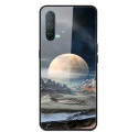 OnePlus Nord CE 5G Panzerglas Cover Space Moon