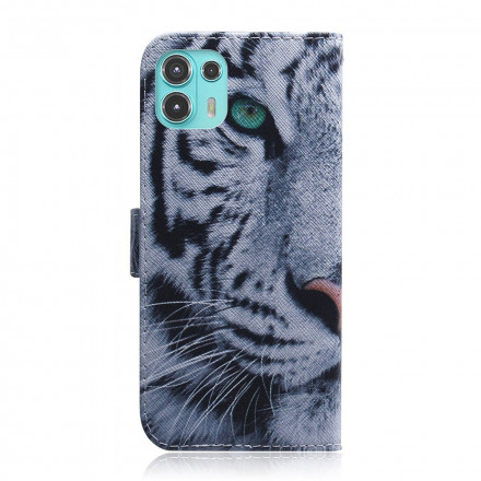 Motorola Edge 20 Lite Play Tiger Face Hülle