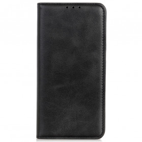 Flip Cover Motorola Edge 20 Lite Leder Schlitz Design