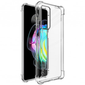 Motorola Edge 20 Cover Transparent mit IMAK Displayfolie