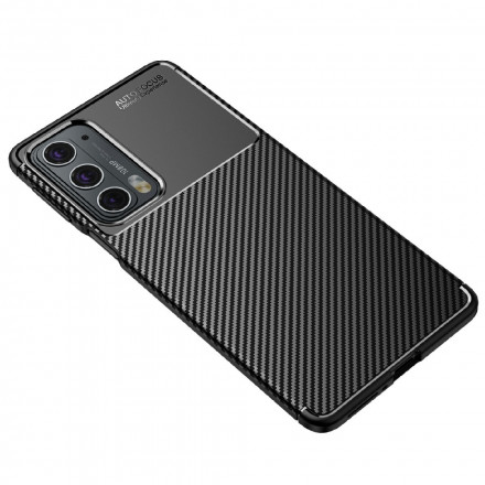 Motorola Edge 20 Flexible Kohlefaser Texture Cover