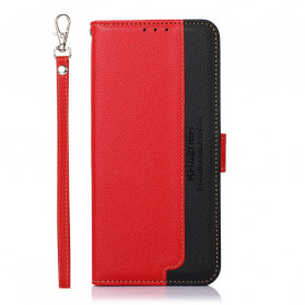 Motorola G60s Style Litschi RFID Hülle KHAZNEH