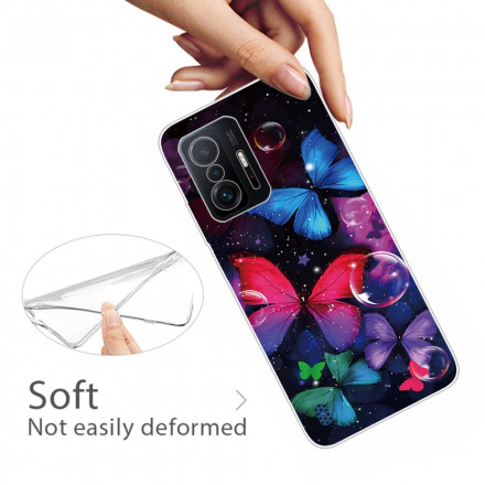 Xiaomi 11T Hülle Wilde Schmetterlinge