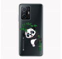 Xiaomi 11T Transparent Panda Cover Auf Bambus