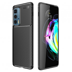 Motorola Edge 20 Pro Flexible Kohlefaser Texture Cover