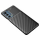 Motorola Edge 20 Pro Flexible Kohlefaser Texture Cover