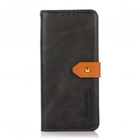 Oppo A54 5G / A74 5G Kunstleder Tasche mit Gurt KHAZNEH