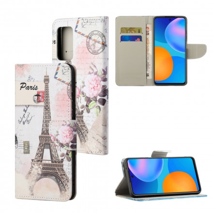 Xiaomi Redmi 10 Eiffelturm Retro Tasche