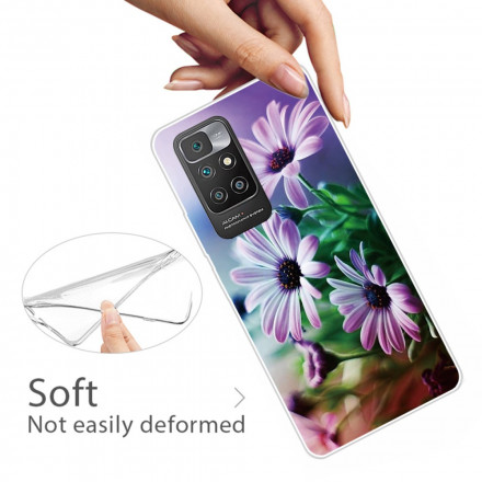 Xiaomi Redmi 10 Cover Realistische Blumen