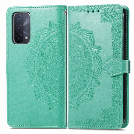 Oppo A54 5G / A74 5G Mandala Mittelalter Tasche