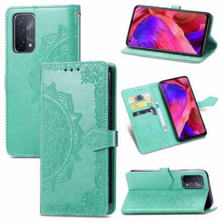 Oppo A54 5G / A74 5G Mandala Mittelalter Tasche