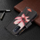 Tasche Oppo A54 5G / A74 5G Tasche mit Reißverschluss Blume