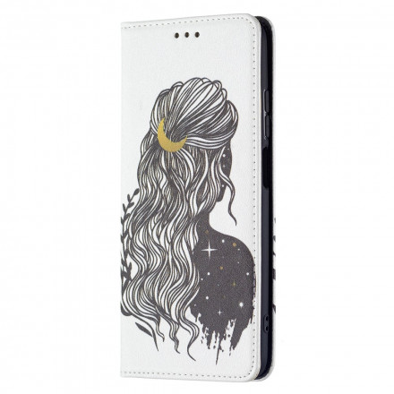 Flip Cover Xiaomi Redmi 10 Hübsches Haar