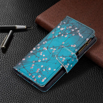 Xiaomi Redmi 10 Tasche mit Reißverschluss Baum