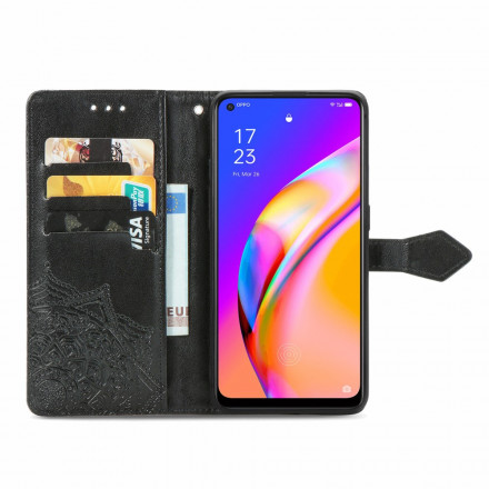 Oppo A94 5G Mandala Mittelalter Tasche