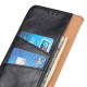 Xiaomi Redmi 10 Leder Schlitz Reißverschluss Tasche