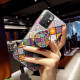 Xiaomi Redmi 10 Cover Magnetische Halterung Patchwork