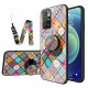 Xiaomi Redmi 10 Cover Magnetische Halterung Patchwork