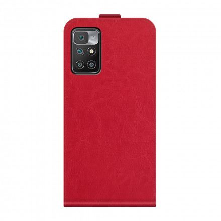 Hülle Xiaomi Redmi 10 Lederoptik Vertikale Klappe Hülle Xiaomi Redmi 10 Lederoptik Vertikale Klappe