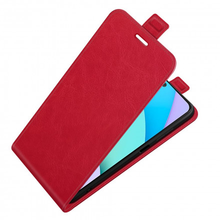 Hülle Xiaomi Redmi 10 Lederoptik Vertikale Klappe