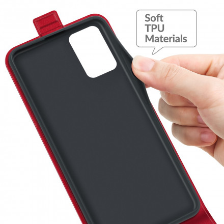 Hülle Xiaomi Redmi 10 Lederoptik Vertikale Klappe