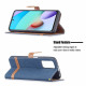 Xiaomi Redmi 10 Stoff und Lederoptik Tasche mit Riemen Xiaomi Redmi 10 Stoff und Lederoptik Tasche mit Riemen