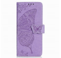 Samsung Galaxy Z Fold 3 5G Schmetterling Design Tasche mit Riemen