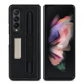 Samsung Galaxy Z Fold 3 5G Leder Litchi Support Cover