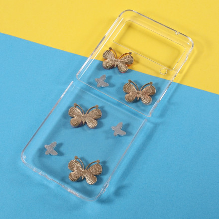 Samsung Galaxy Z Flip 3 5G Charms Schmetterlinge Cover