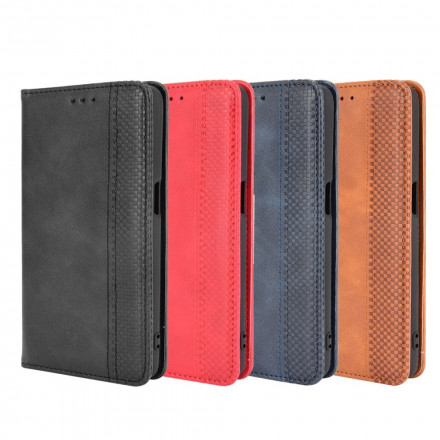 Flip Cover Realme 8 5G Vintage Styled Leather Effect