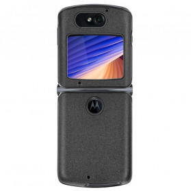 Motorola Razr 5G Cover Kunstleder Sandgestrahlt