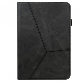 Huawei MatePad 11 (2021) Geometrische Lederoptik Tasche